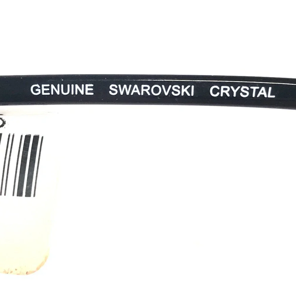 Guess Eyeglasses Frames GU2797-S 001 Black Gold Cat Eye Swarovski 52-15-140